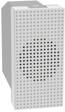 BTICINO MatixGO Segnalatore acustico 1 modulo Bianco SJW4351V230F Suoneria bronzo 230Vac, 8VA, 80dB