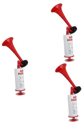 ibasenice 3stücke Handpumpen-air-horn Kompaktes Leichtes Cheer-horn Für Sportevents Und Partys Lauter Geräuschgenerator Vielseitig Einsetzbar Für Fußballspiele Outdoor-aktivitäten
