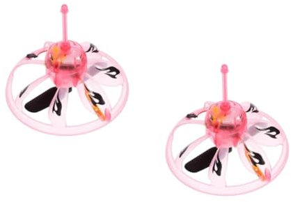 KOMBIUDA 2pièces Mini Volant UFO avec Capteur Jouet Flottant à Main Éclairage LED Couleur Aléatoire