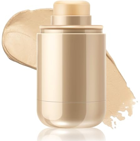 Boobeen Contorno Stick, Crema Mate Fundación Corrector Maquillaje Stick, Contorno, Iluminar y Corrector, Longwear Contour Stick Base de Maquillaje en Barra, Flawless