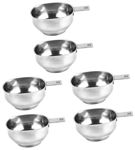PRETYZOOM 3 Set Di Imbuti Per Di Qualità Alimentare Imbuti Per Inscatolamento A Bocca Larga Scolapasta in Acciaio Inossidabile Per Barattoli 2 Pezzi * 3