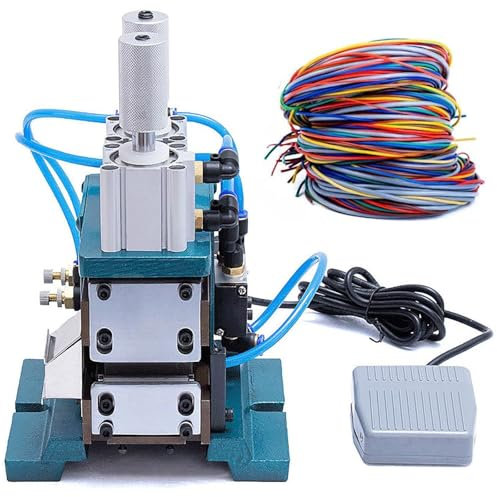 Máquina Peladora De Cables, Peladora De Cables Neumática, Pelacables De Cobre para Sobrantes, con Alta Precisión De Corte.,A