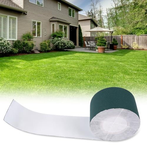 Nastro Adesivo per Erba Sintetica 5cmx5m, Nastro Biadesivo per Erba Sintetica, Autoadesivo del Nastro Erboso Fissaggio per Il Fissaggio e Il Collegamento dell'erba Artificiale, Tappeto All'aperto