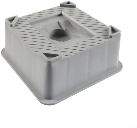 URPIZY Schwere RV-Abstellplatten aus PP, 25 x 25 cm, tragfähig bis 3000 kg, rutschfest für Wohnmobile und Anhänger – ideal zum Nivellieren auf unebenem Gelände