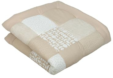 ULLENBOOM Krabbeldecke für Baby 120x120 cm - Dick und weich gepolstert | Außenmaterial: 100% Baumwolle, Alle Materialien OEKO-TEX zertifiziert, Made in EU, Schadstoffgeprüft und waschbar