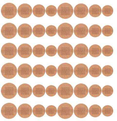 TOVINANNA Waterproof Adhesive Plasters Breathable Fabric Finger Joint Protection 80Pcs Small Size 0.87 Inch Fixation Patches for Outdoor Activities