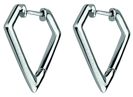 Liebeskind Berlin Damen-Creolen Edelstahl mattiert