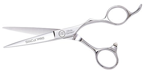 Olivia Garden SilkCut Pro Schere, 14,6 cm, ultrascharfe, konvexe Stahlklingen und Scherhülse im Lieferumfang enthalten