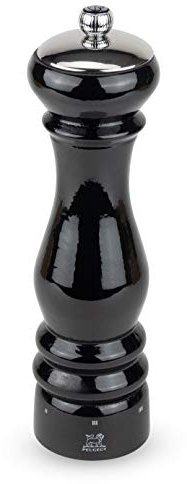 Peugeot Paris ICÔNE Molinillo de Pimienta, Madera, Lacado Negro