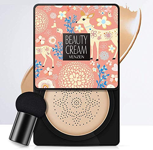 VENZEN Crème de Beauté Claire Couverture Naturelle Maquillage Hydrate Protection Professionnel Soins de la Peau 2 Couleurs (#2)