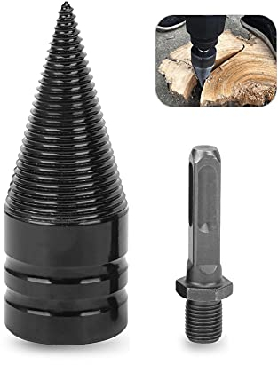 Punta trapano per legna ardere, Spaccalegna 42 mm, Punzone a cono per spaccare legna