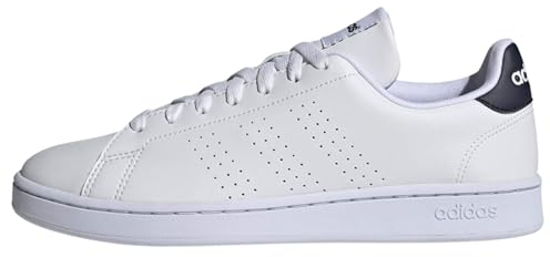 adidas Herren Advantage Shoes Tennisschuhe, Cloud White/Cloud White/Legend Ink, 40 2/3 EU
