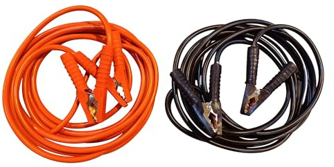 OMAC Câbles de démarrage 1200A 6m Câble de Batterie – Utilisation Intensive – Isolation PVC – pour Véhicules Lourds, Camions et Autocars – 1 Unité
