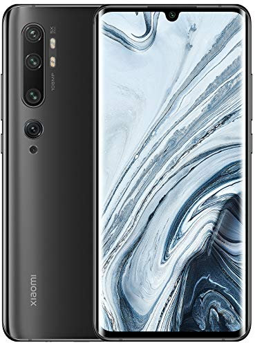 Xiaomi Mi Note 10 Pro - Smartphone 256GB, 8GB RAM, Dual Sim, Midnight Black (Reconditionné)