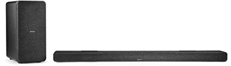 Denon DHT-S517 3.1.2 Dolby Atmos Soundbar System Mit Kabellosem Subwoofer, HDMI EARC Und Bluetooth, Schwarz