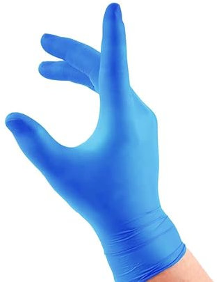Click - VINYL DISP GLOVES PF BLUE XL - Blue