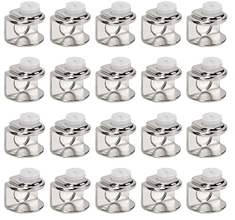 WYAN 20 Stück Glashalter Set,Glasklemme,verstellbarer Glashalter,Zinklegierung Glashalterung für 4-9 MM dickes Glas,Planke und Acrylglas