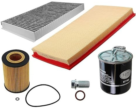 ATEC Germany Inspektionspaket Filterset mit 1x Ölfilter, 1x Luftfilter, 1x | Kompatibel mit: MERCEDES-BENZ VIANO, VITO / MIXTO Kasten, VITO Bus