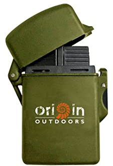 Origin Outdoor-tändare – 200407 tändare oliv 6,5 x 5 x 1,5 cm