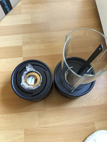 Firell Gartenkamin mit [Tornado-Flamme] - Ethanol Kamin Indoor & Outdoor | Feuersäule mit über 2h Brenndauer | Sicheres Tisch Kamin Feuer geprüft nach DIN EN 16647 | Bio Feuerstelle