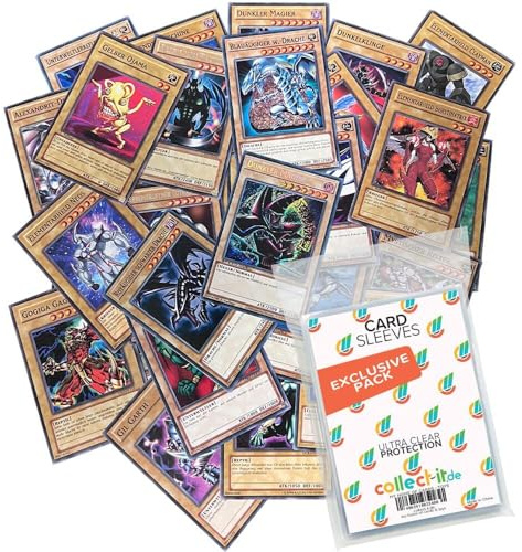 Yu-Gi-Oh! 30 Verschiedene Normale Monster - Deutsch + 40 Exklusive Collect-it.de Hüllen