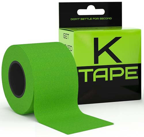 Locked in Kinesiology Tape - Supportive Physio Tape for Muscles & Joints - Sweat-Resistant, Hypoallergenic, Long-Lasting Adhesive - Ideal for Training, Rehab, Posture & Everyday Activity (1)