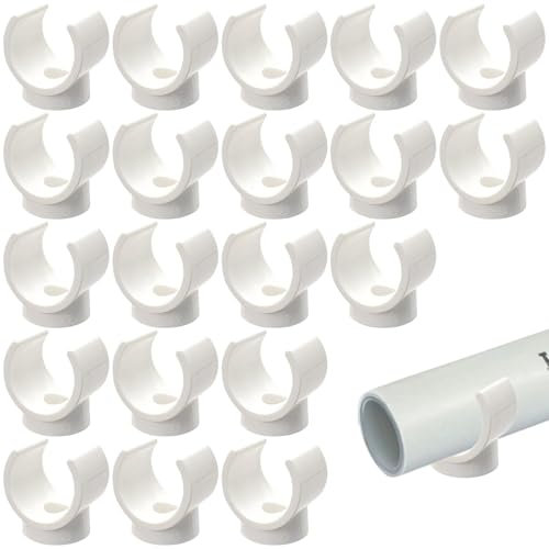 Clip PEX da 16 mm, morsetti di supporto per tubi, 20 ganci a U, morsetti per tubi dell'acqua, clip per tubo, cavo Empty Pipe Suitable for Screwing