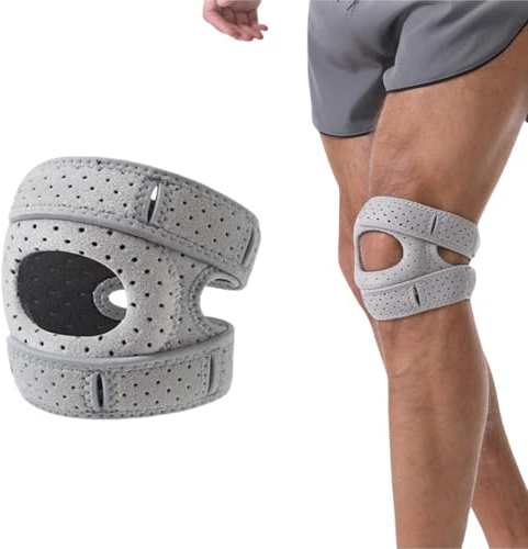 MEIION wellness kniebandage - Pain Relief Knee Braces Verstellbare Patella Knieschoner für Männer und Frauen mit seitlichen Stabilisatoren, ideal für Laufen und Sport