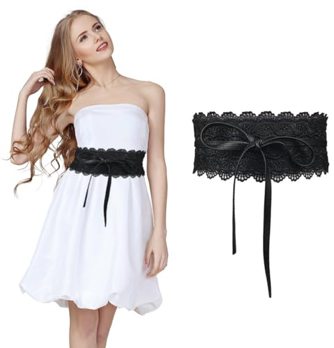 KOQAIIZ Bindegürtel damen, Breiter gürtel damen für kleid, Damen gürtel, Taillengürtel, Bindgürtel, Obi gürtel