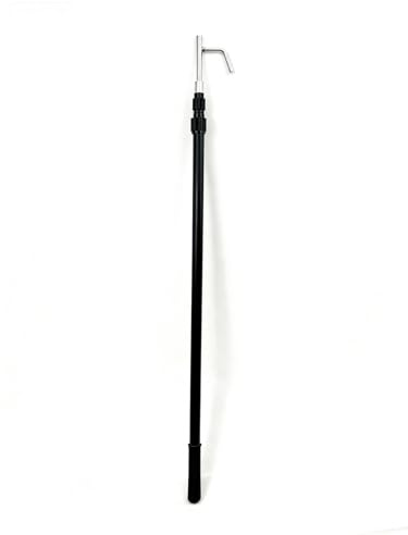 Flowpubs Telescoping Boat Hook 7ft - Aluminum Slip-Resistant Grip for Docking, Rescue, Fishing - Extendable Marine Hook for Yachts, Kayaks, Canoes, Camping。