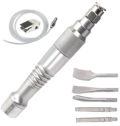 Phyxlyn Pneumatic Scraper Scaling Gas Shovel Chisel Pencil Medical Gypsum Breaker, Cast Stomatology Engrave Scaler, Pry Oysters Shell, Carved Wood, Micro Air Flux Chipper Dental Tools