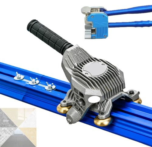 Tagliapiastrelle Manuale, Tagliapiastrelle Di Grande Formato, Con Pinza Per Piastrelle Con Coltello A Spinta Per Piastrelle, Per Tagli Precisi, Costruzione Durevole, Lunghezza Di Taglio Di 2,2 M