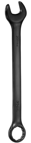 QUARKZMAN Llave Combinada Métrica 22mm 12 Puntos Extremo De Caja Y Extremo Abierto Llaves Dobles Herramientas Para Reparaciones De Automóviles Maquinaria Y Hogar Bricolaje Negro