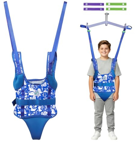 Ehucon Écharpe de Levage Pédiatrique pour Rééducation à la Marche, Gilet avec Maille 3D Respirante, Boucles Réglables, Soutien des Jambes, Capacité 150 kg