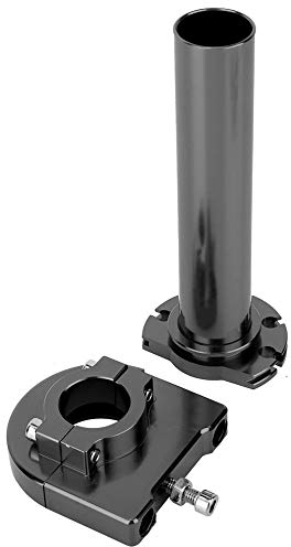 Motorradknauf Griff, 22mm Aluminium Motorrad modifiziert Quick Twister Lenker Gasgriff(schwarz)