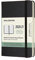 Moleskine - Horizontaler Wochenplaner/Tagesplaner, Terminkalender 18 Monate 2020/2021, Wochenplaner mit festem Einband und elastischem Verschluss, Format Pocket/A6 9 x 14 cm, Farbe schwarz, 208 Seiten