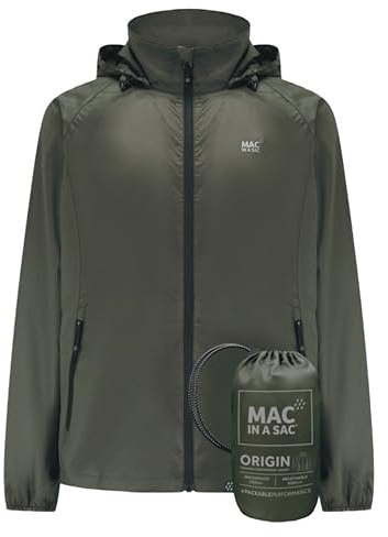 Mac in a Sac Origin Ii Veste Imperméable et Pliable Veste imperméable Homme