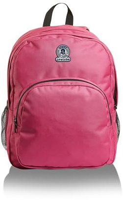 INVICTA BENIN M Geräumige Schultasche für Teenager, Mädchen und Jungen, für Schule, Gymnasium, Sport & Freizeit, mit Laptopfach , rosa