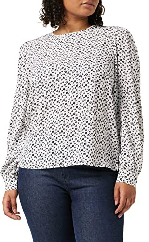 Louche Lima-Flower-Spot Blouse, Blanc, 42 Femme