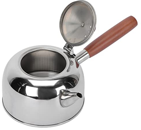 TOPBATHY Side Handle Kettle Stainless Steel Teakettle for Gas Stove Household Kettle Water Boiling