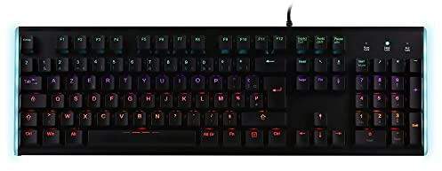 ELYTE KY-400M – Clavier Gaming Mécanique – Switches Marron - Rétroéclairage Rainbow – Noir