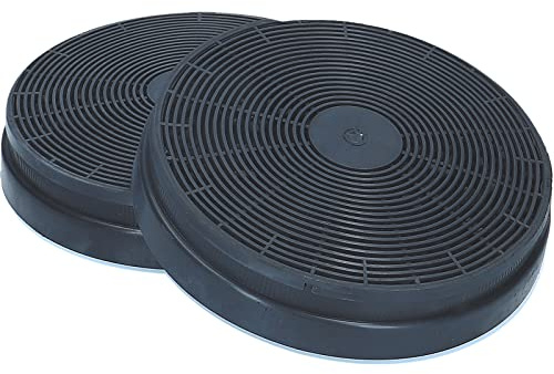 LUTH Premium Profi Parts Filtro ai carboni attivi, compatibile con Respekta MIZ0023N, diametro 175 mm, per cappa aspirante, 2 pezzi