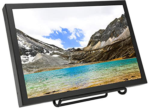 Monitor Portátil, Pantalla VGa HDMI de 10,5 Pulgadas, Segunda Pantalla 1920X1080 FHD IPS para Computadora Portátil de Escritorio, Mini Monitor de Juegos con Altavoces para PC PS4 PS5(10,5 pulgadas)