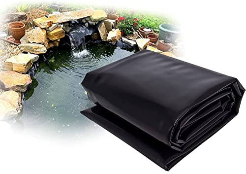 POCHY Teichfolien Gartenteich HDPE Teichplane 0,3mm Dicke wasserdichte Folie für Außenteiche, Koiteiche, Gartenbrunnen, Wasserfall (Color : Black, Size : 10x20m (32.8x65.6ft))
