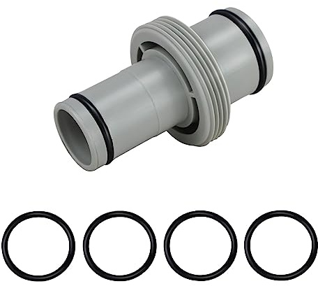 Zueyen 2-Wege-Poolschlauchadapter, 38 mm auf 32 mm, Anschluss-Set für Intex Bestway Coleman, Schlauchverlängerung