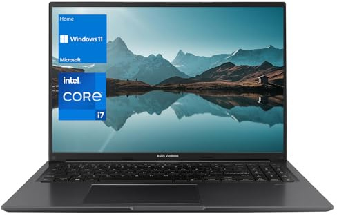 ASUS Vivobook - Computer portatile 16 FHD+ (1920 x 1200), processore Intel Core i7-1255U, RAM 24 GB, SSD da 1 TB, webcam, HDMI, Wi-Fi, Windows 11 Home, nero