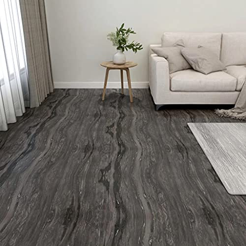 INLIFE Listoni Pavimenti Autoadesivi 55 pz in PVC 5,11 m² Grigio Scuro Articoli di ferramenta, Materiali da Costruzione (16,13KG)