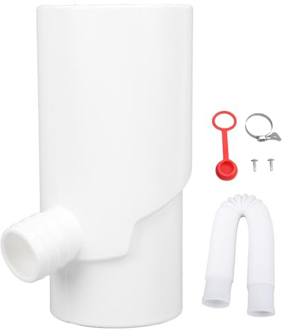 8cm Round Downspout Diverter Rainwater,Rainwater Collection System Diverter Rainwater Collection System Plastic Rain Barrel Diverter Kit for Irrigation and Aquarium (White)