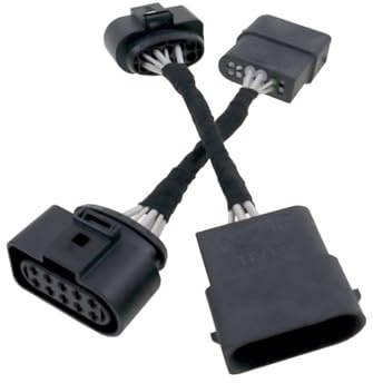 HZ-DESIGN Adapter Umrüstung Xenon auf Halogen Scheinwerfer Kabel passend für VW Golf 4 IV