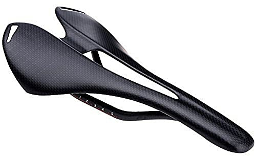 Sillín ligero de fibra de carbono, cómodo cojín de asiento de bicicleta para MTB Mountain Road plegable